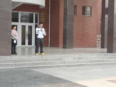 机电工程学院举行升国旗仪式