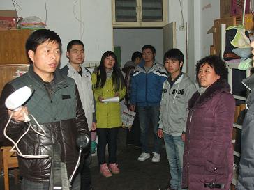 机电工程学院例行宿舍安全检查