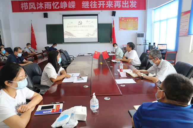 校长宋晓炜参加机械与汽车工程学院教工党支部党史学习教育专题组织生活会